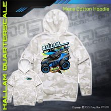 Load image into Gallery viewer, Camo Hoodie - Hallam Quarterscale Speedway
