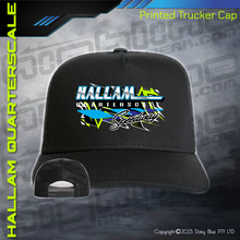 Load image into Gallery viewer, Printed Trucker Cap - Hallam Quarterscale Speedway
