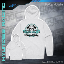 Load image into Gallery viewer, Zip Up Hoodie -  Hyundies Racing
