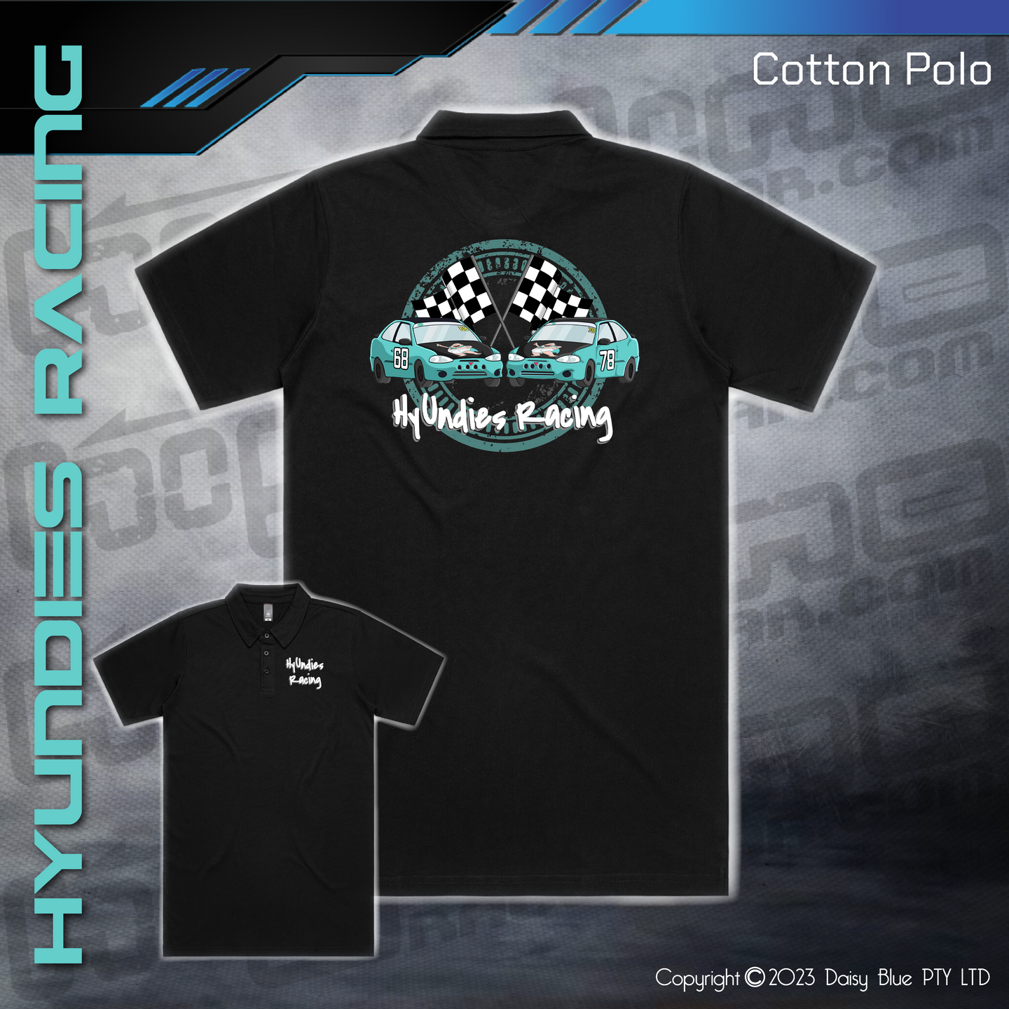 Cotton Polo - Hyundies Racing