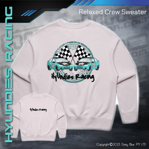 Relaxed Crew Sweater - Hyundies Racing