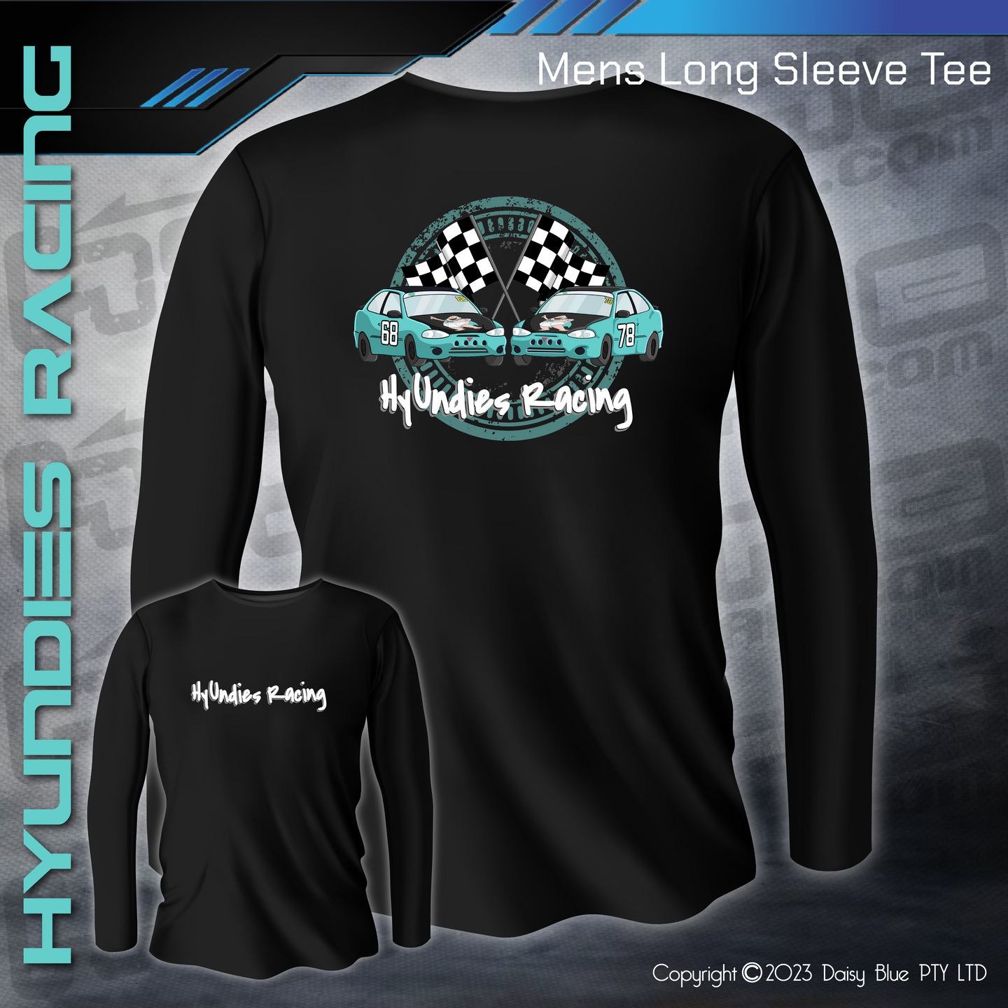 Long Sleeve Tee -  Hyundies Racing