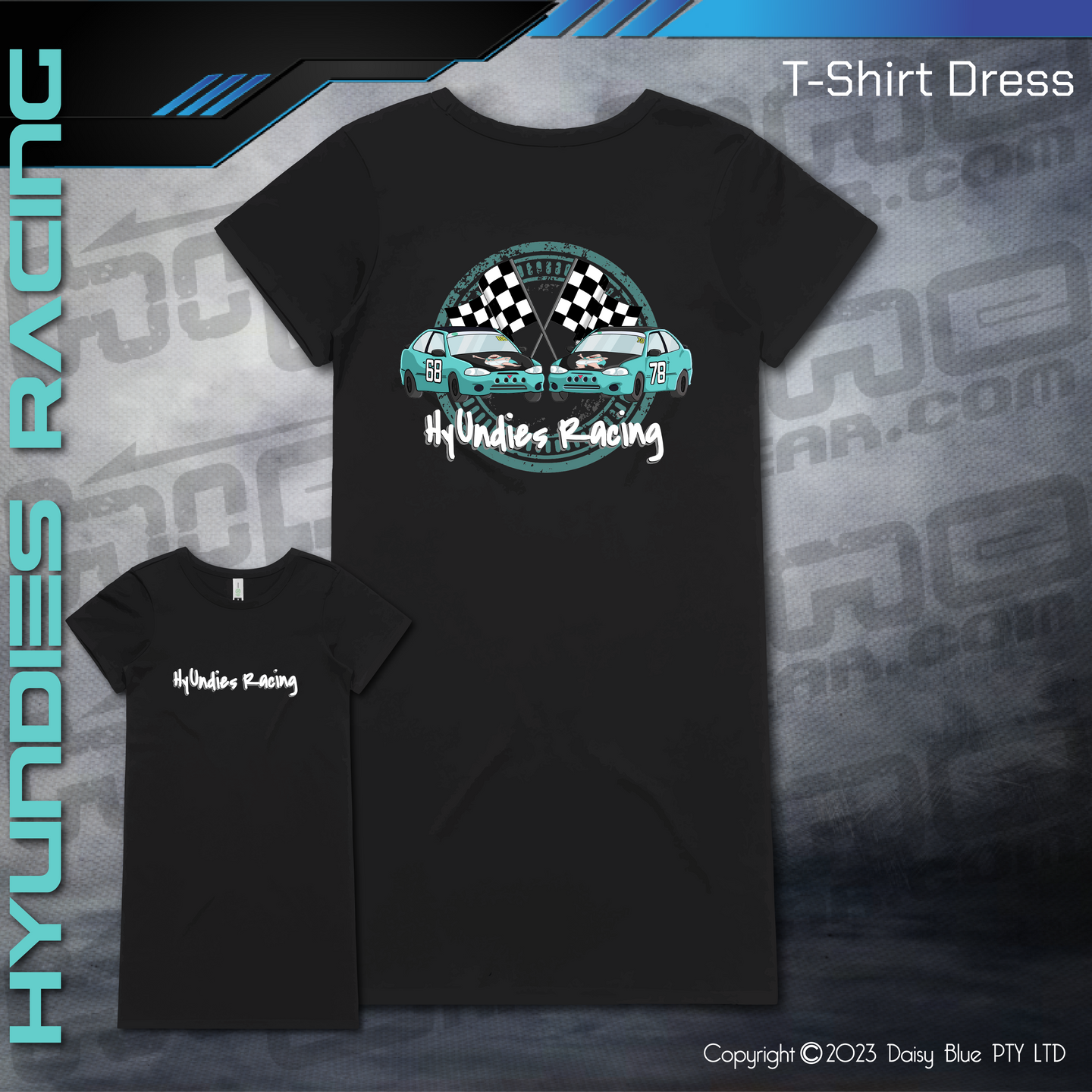 T-Shirt Dress - Hyundies Racing