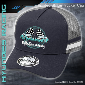 STRIPE Trucker Cap - Hyundies Racing