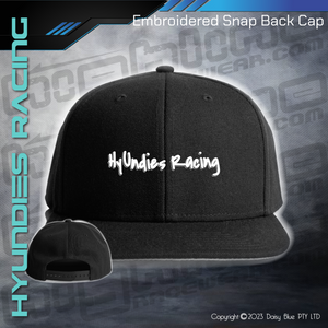 Embroidered Snap Back CAP - Hyundies Racing