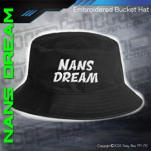 Embroidered Bucket Hat - Nans Dream