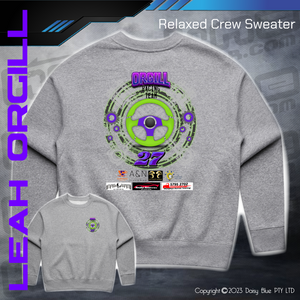 Relaxed Crew Sweater -  Leah Orgill
