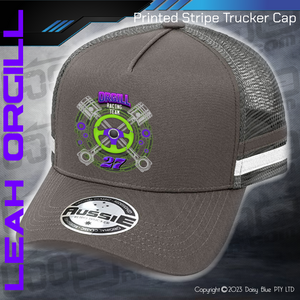 STRIPE Trucker Cap - Leah Orgill