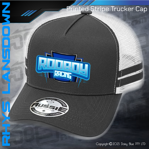 STRIPE Trucker Cap - RHYS 'ROOBOY' LANSDOWN
