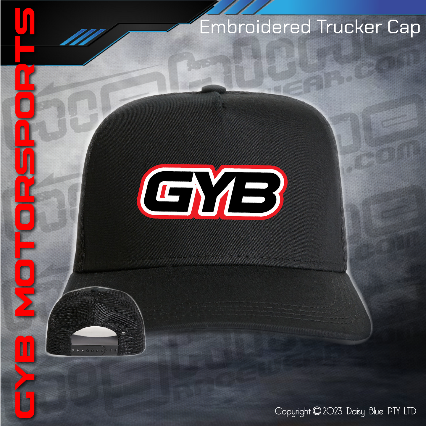 Embroidered Trucker Cap - GYB Motorsport