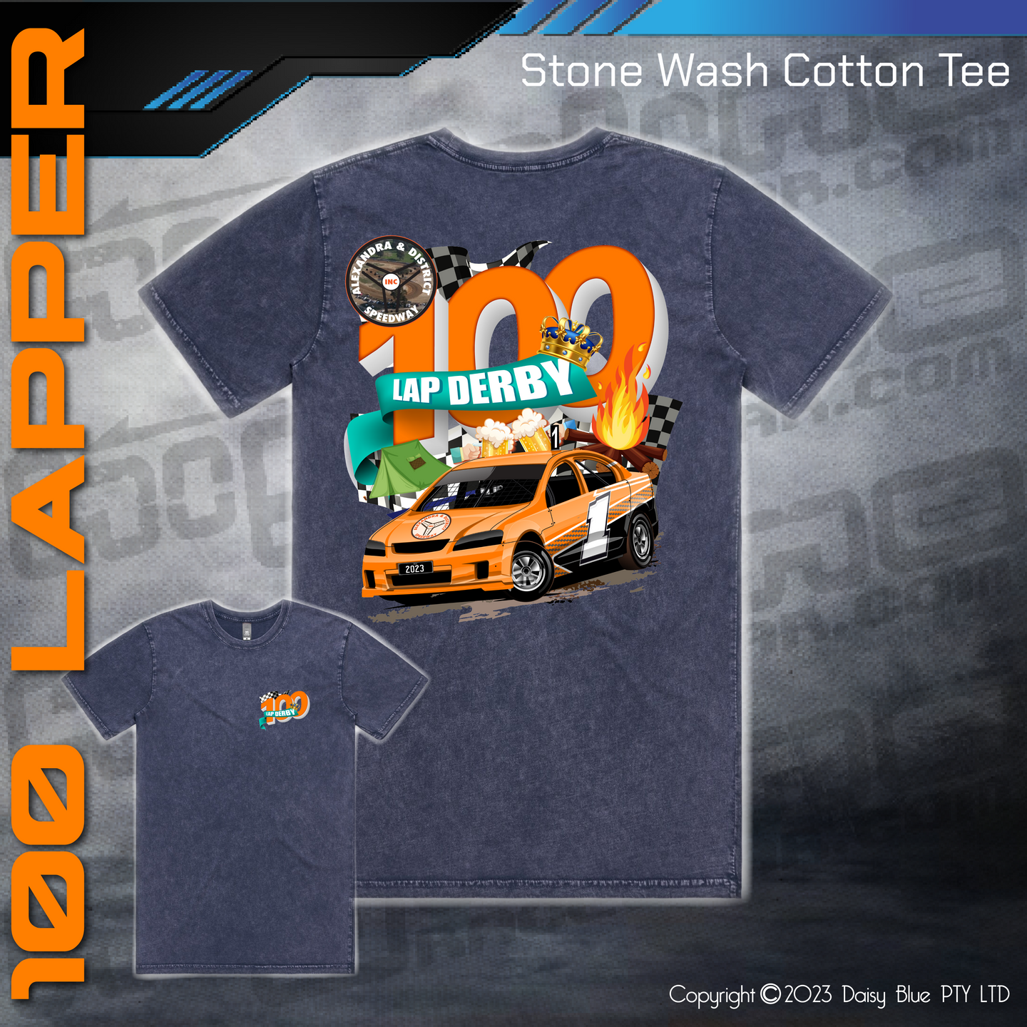 Stonewash Tee - 100 Lapper 2023