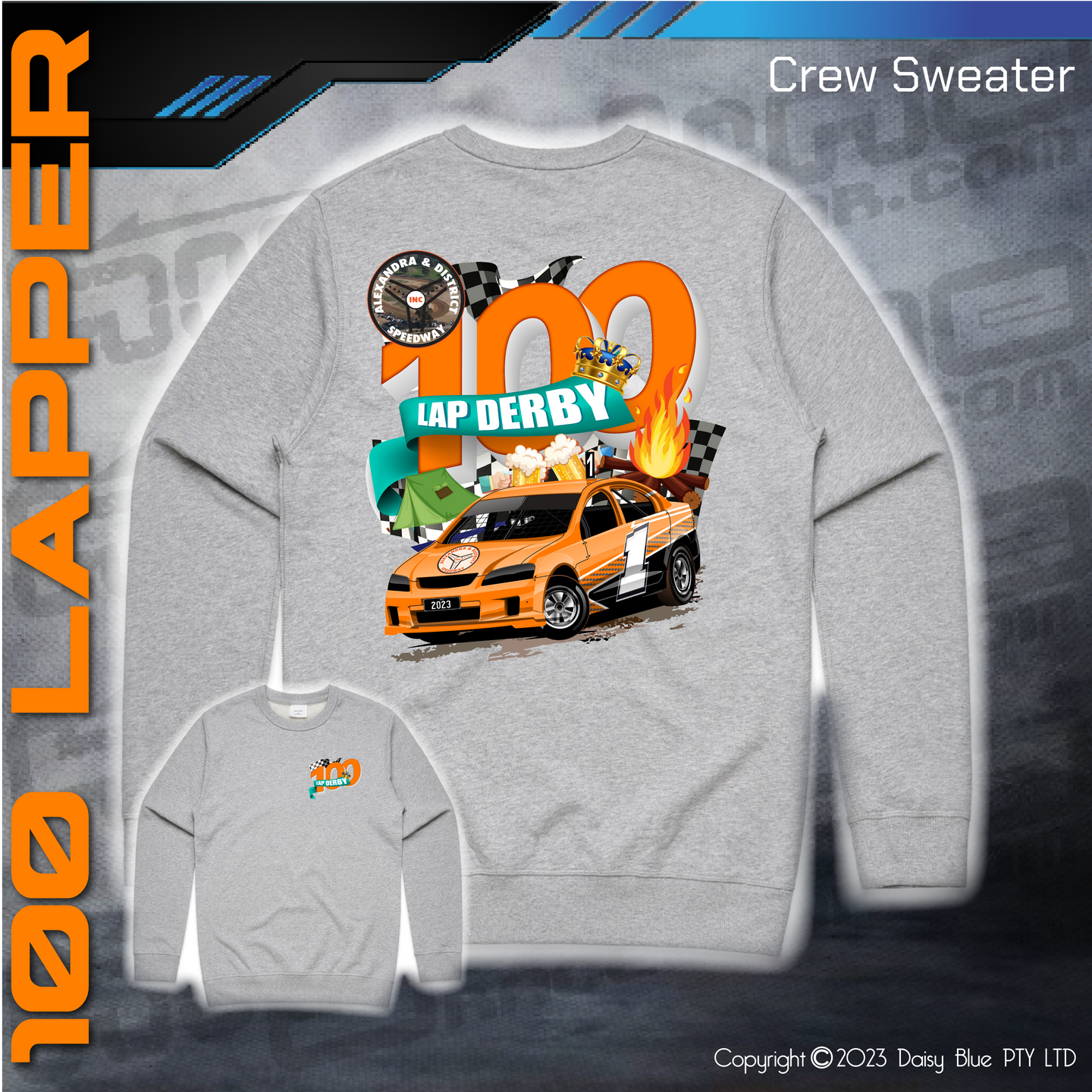 Crew Sweater - 100 Lapper 2023
