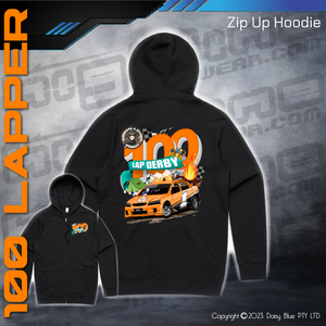 Zip Up Hoodie -  100 Lapper 2023