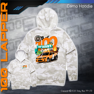 Camo Hoodie - 100 Lapper 2023