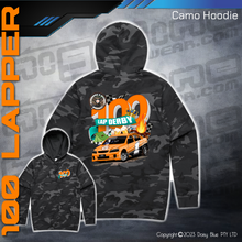 Load image into Gallery viewer, Camo Hoodie - 100 Lapper 2023
