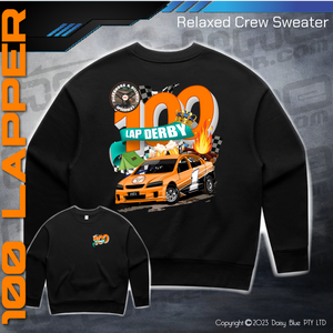 Relaxed Crew Sweater -  100 Lapper 2023