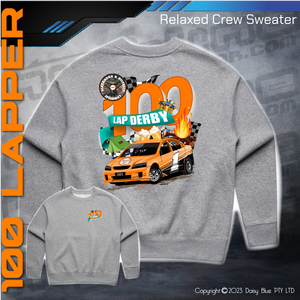 Relaxed Crew Sweater -  100 Lapper 2023