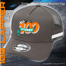 Load image into Gallery viewer, STRIPE Trucker Cap - 100 Lapper 2023
