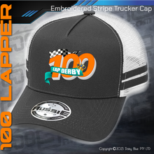 Load image into Gallery viewer, STRIPE Trucker Cap - 100 Lapper 2023
