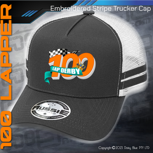 STRIPE Trucker Cap - 100 Lapper 2023