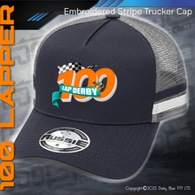 Load image into Gallery viewer, STRIPE Trucker Cap - 100 Lapper 2023
