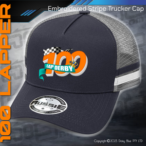 STRIPE Trucker Cap - 100 Lapper 2023