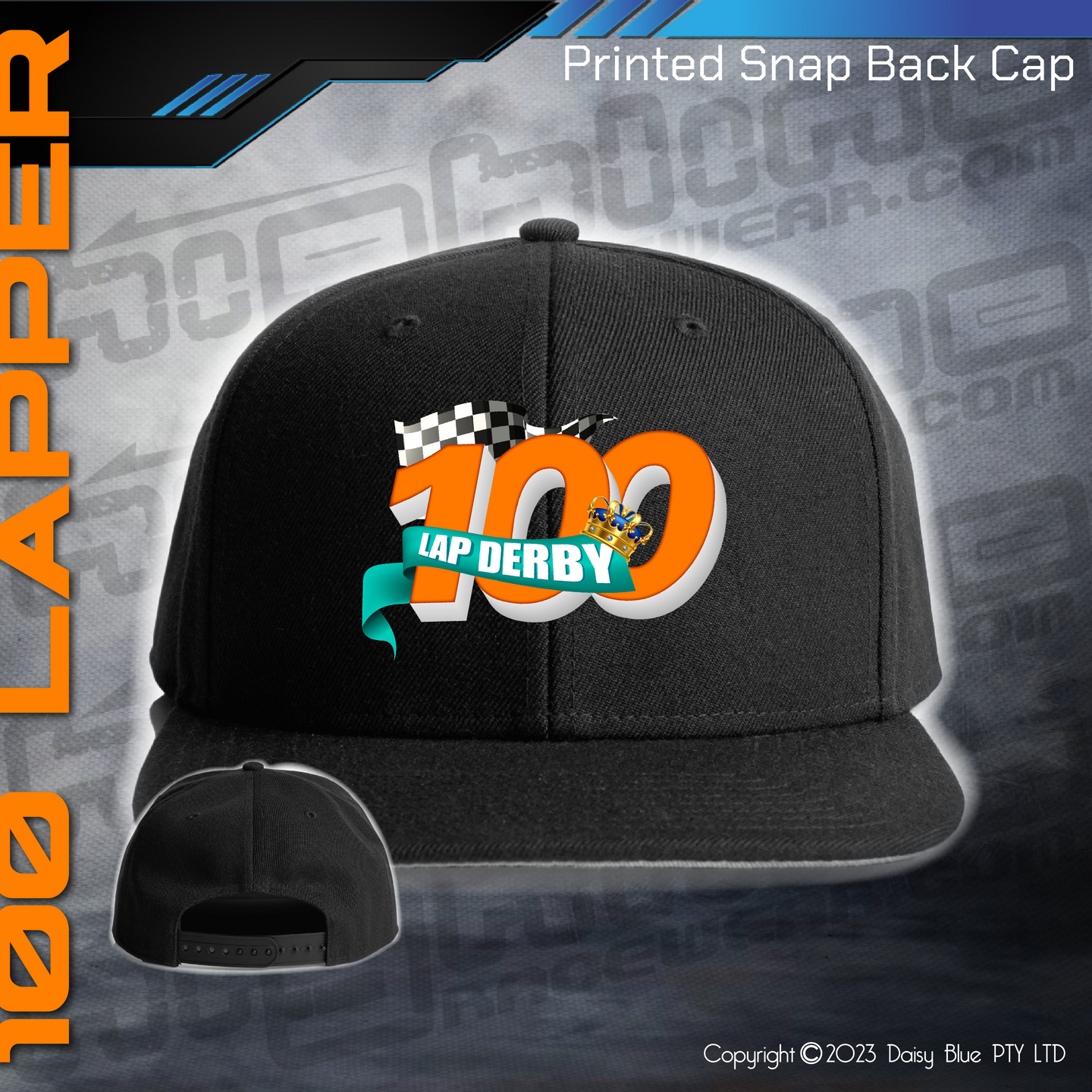 Printed Snap Back CAP - 100 Lapper 2023