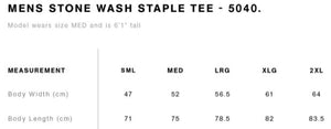 Stonewash Tee - Longyz Building Group