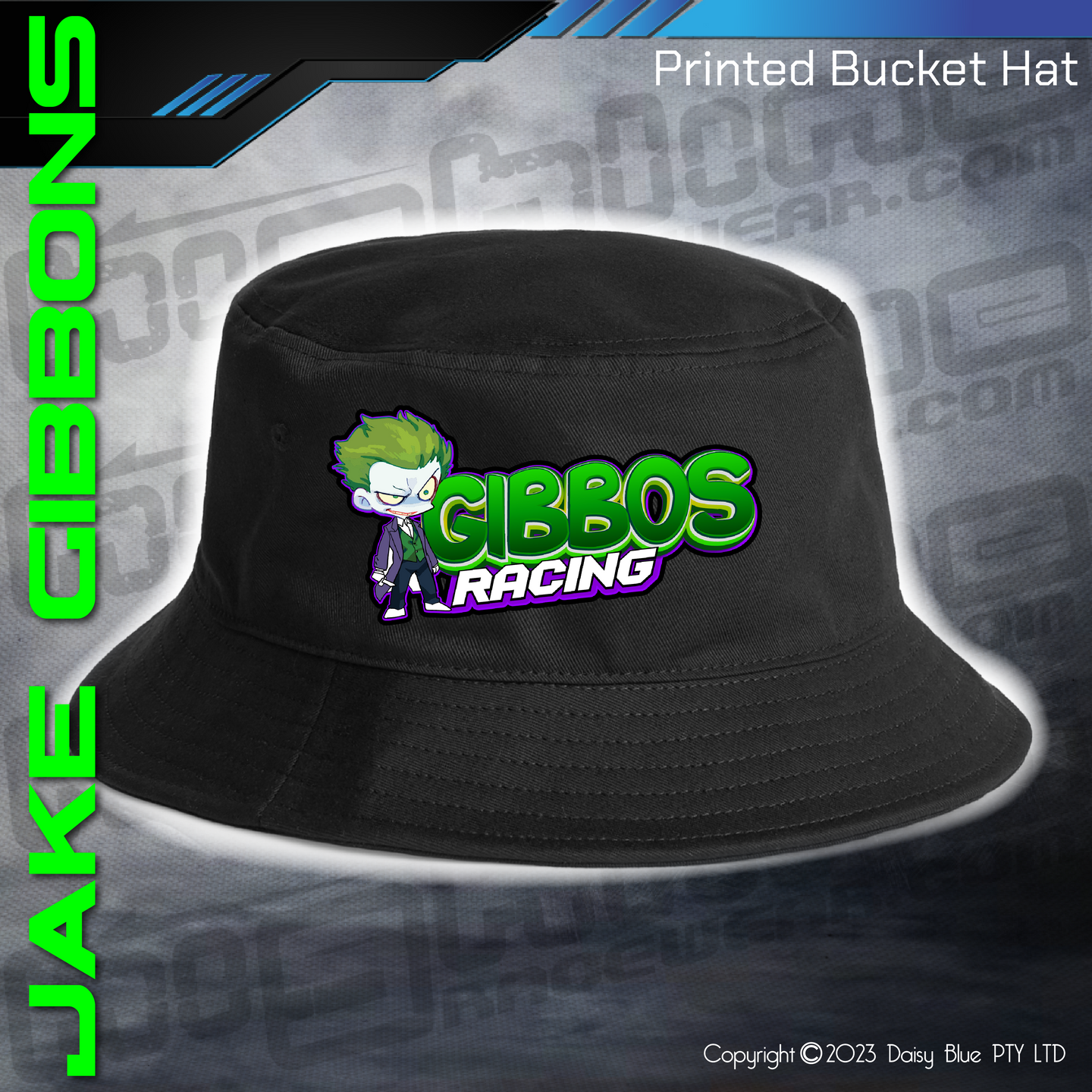 Printed Bucket Hat - Jake Gibbons