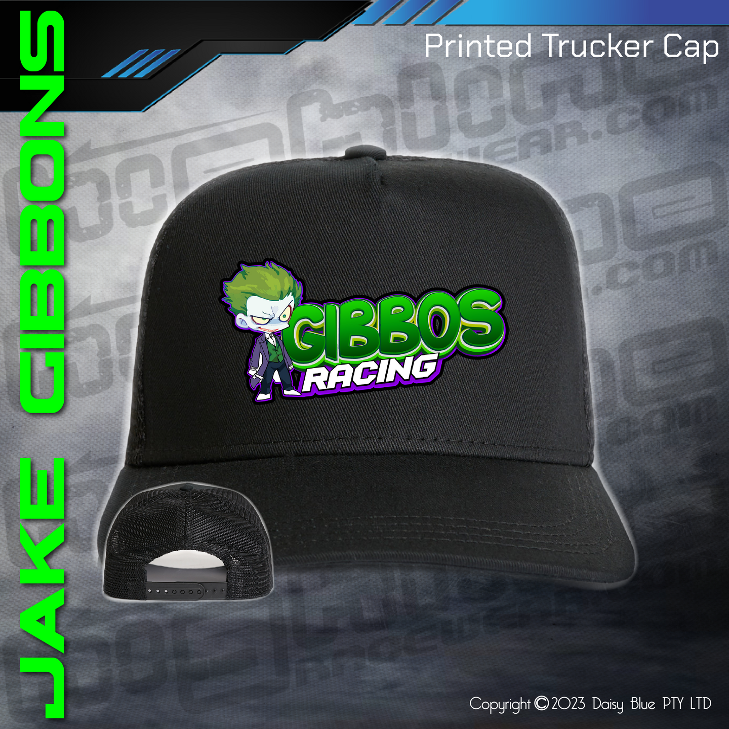 Printed Trucker Cap - Jake Gibbons