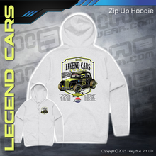 Load image into Gallery viewer, Zip Up Hoodie -  Legend Cars Title 2023
