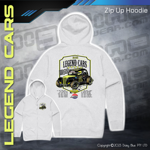 Zip Up Hoodie -  Legend Cars Title 2023