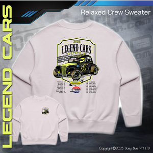 Relaxed Crew Sweater -  Legend Cars Title 2023