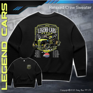 Relaxed Crew Sweater -  Legend Cars Title 2023