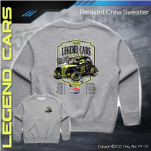 Load image into Gallery viewer, Relaxed Crew Sweater -  Legend Cars Title 2023
