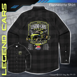 Flannelette Shirt - Legend Cars Title 2023