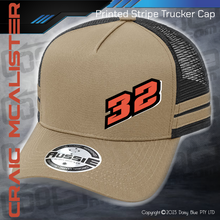 Load image into Gallery viewer, Embroidered STRIPE Trucker Cap - Craig McAlister
