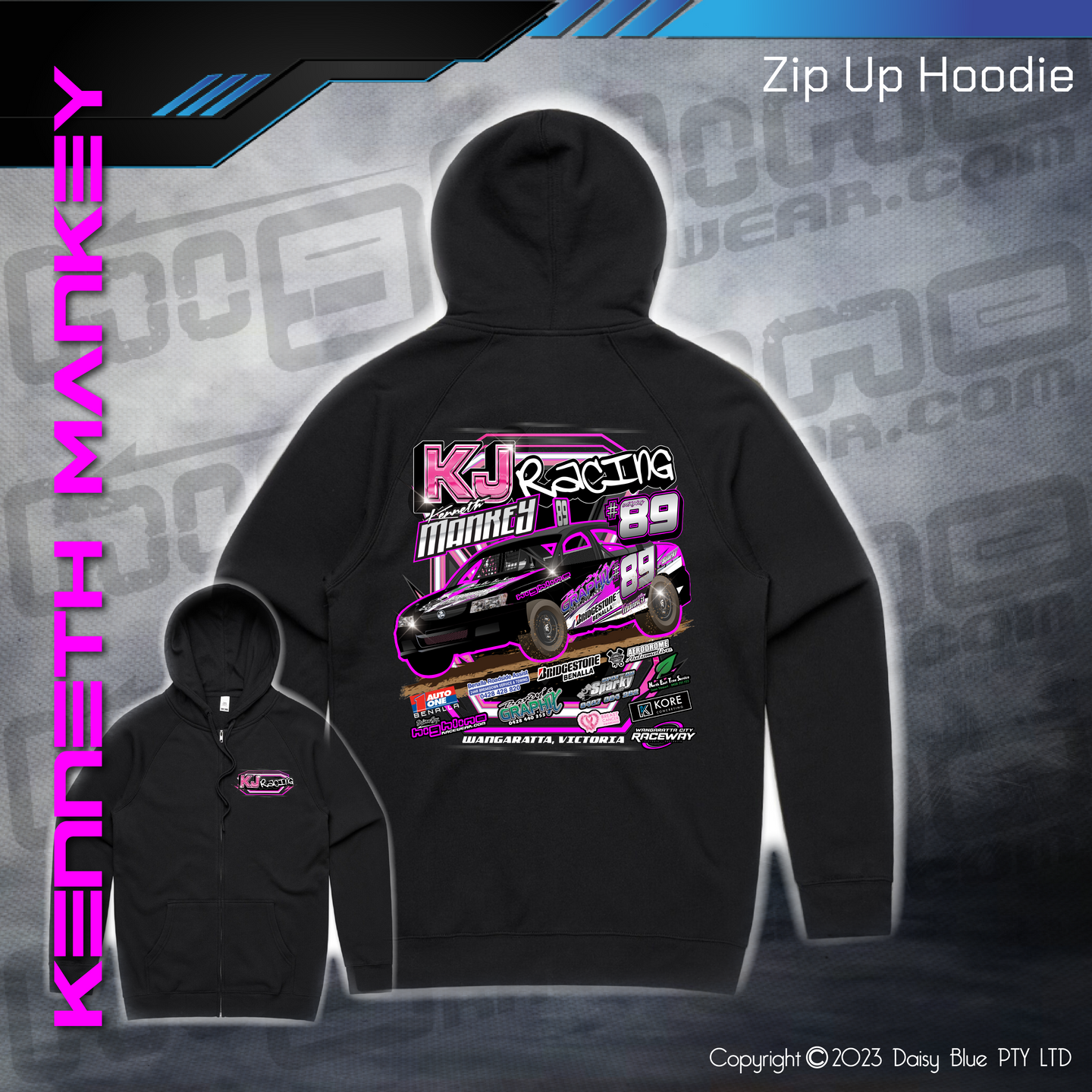 Zip Up Hoodie -  Kenneth Mankey 2023