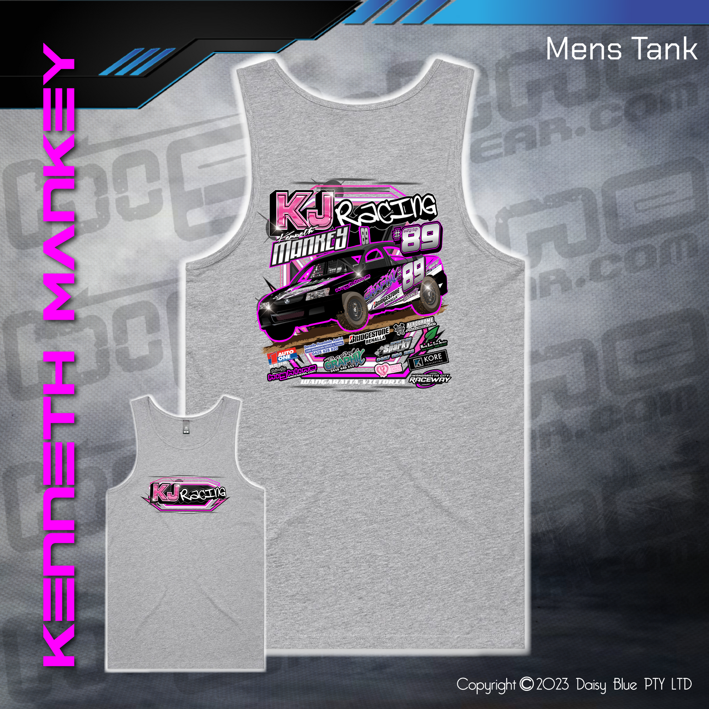 Mens/Kids Tank - Kenneth Mankey 2023