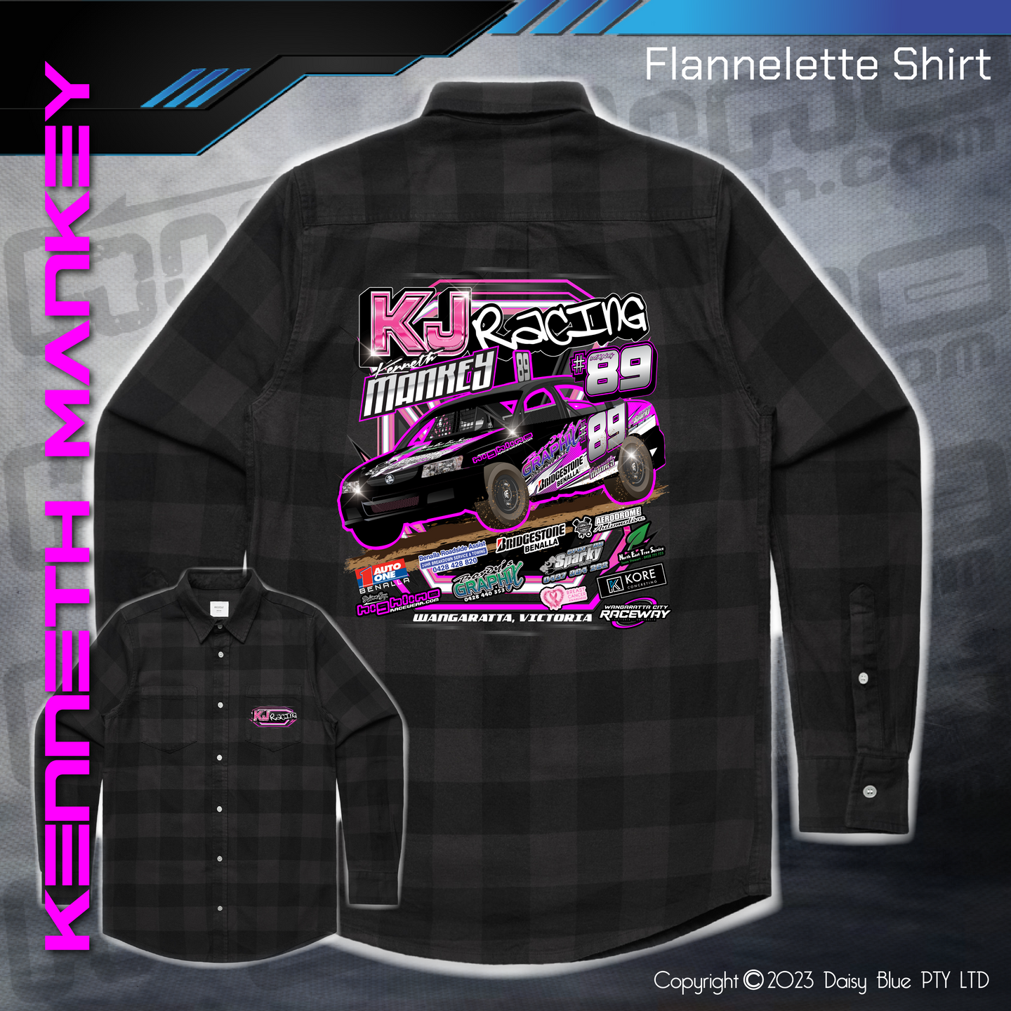 Flannelette Shirt - Kenneth Mankey 2023