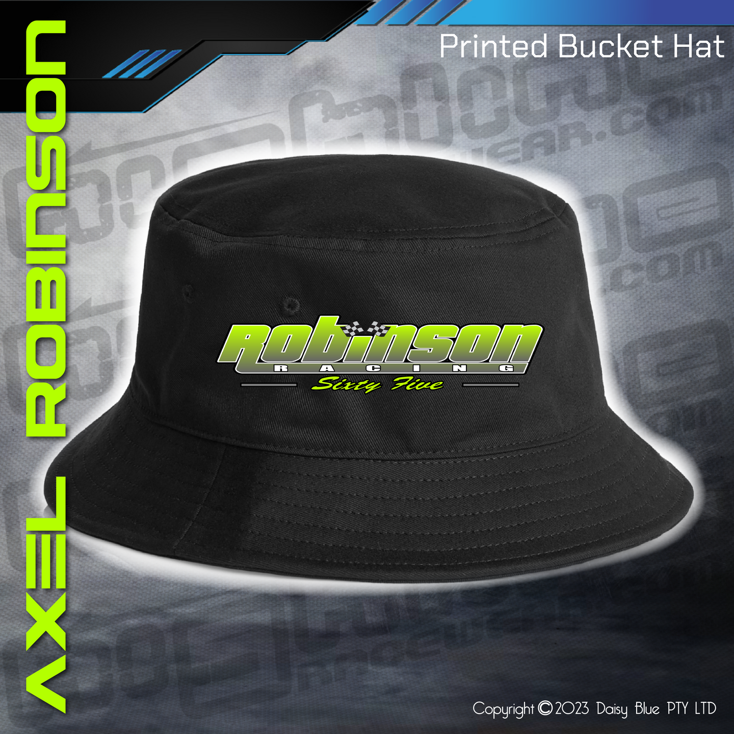 Printed Bucket Hat - Axel Robinson