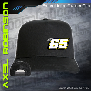 Embroidered Trucker Cap - Axel Robinson – Highline Racewear