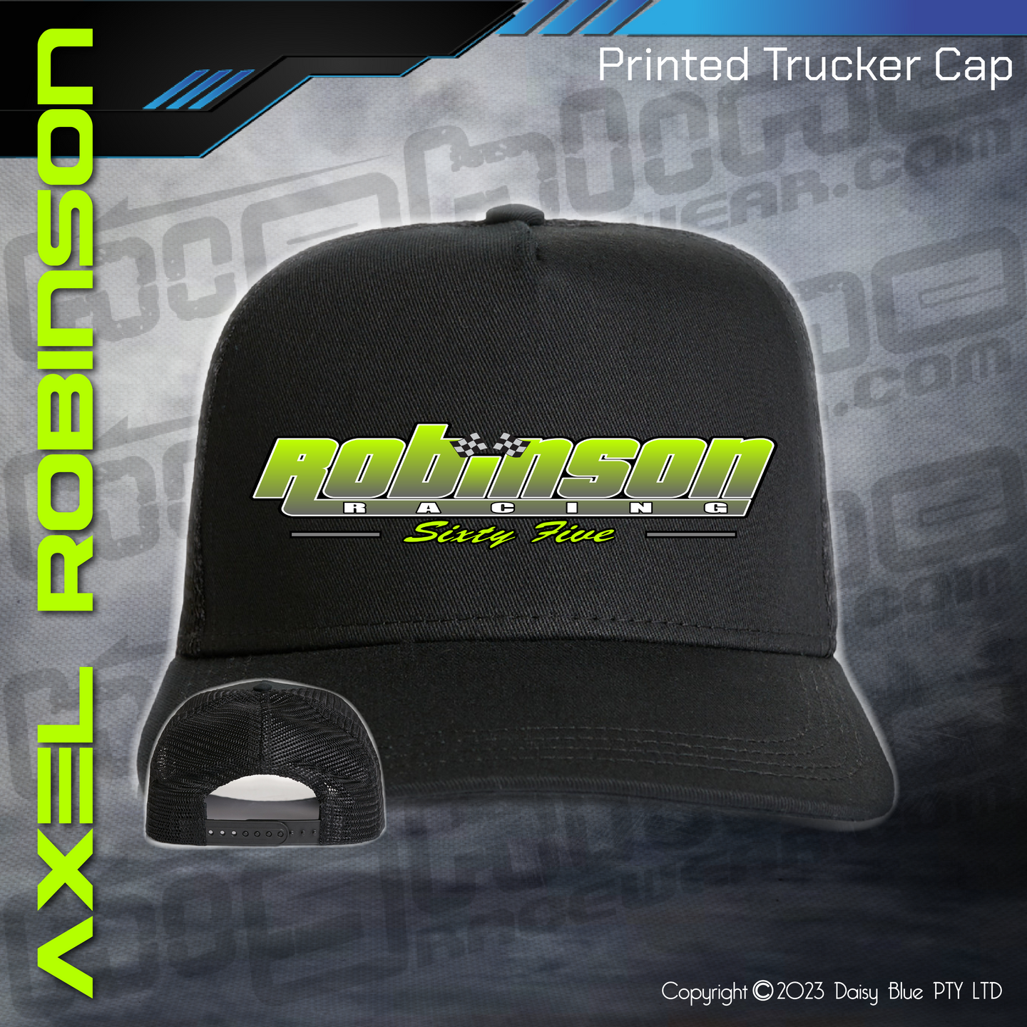 Printed Trucker Cap - Axel Robinson
