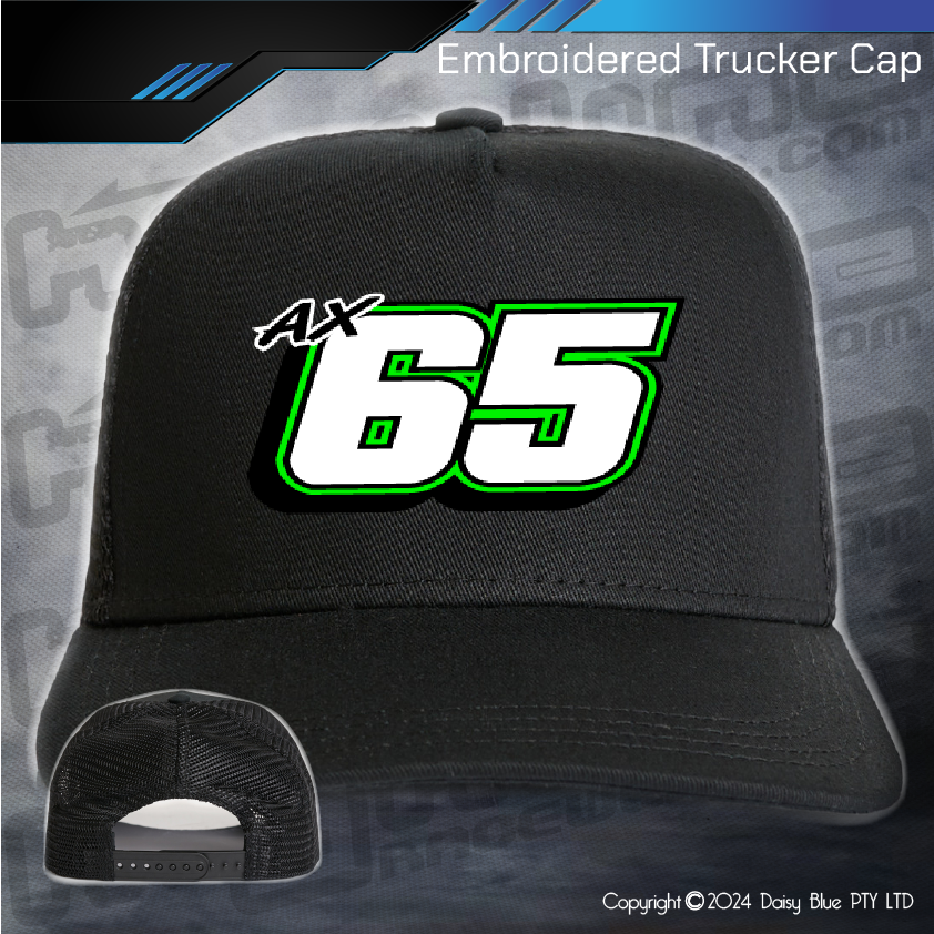 Embroidered Trucker Cap - Axel Robinson – Highline Racewear
