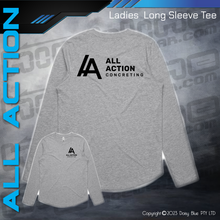 Load image into Gallery viewer, Mens Classic Long Sleeve Tee -  All Action Concrete
