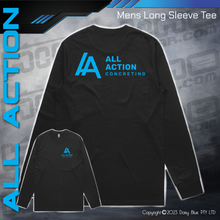 Load image into Gallery viewer, Mens Classic Long Sleeve Tee -  All Action Concrete

