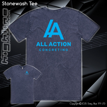 Load image into Gallery viewer, Stonewash Tee - All Action Concreting

