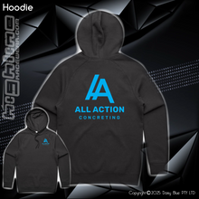 Load image into Gallery viewer, Hoodie - All Action Concreting
