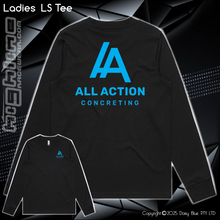 Load image into Gallery viewer, Long Sleeve Tee - All Action Concreting
