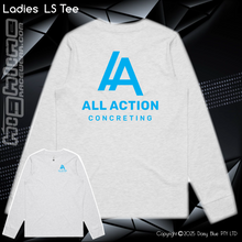 Load image into Gallery viewer, Long Sleeve Tee - All Action Concreting
